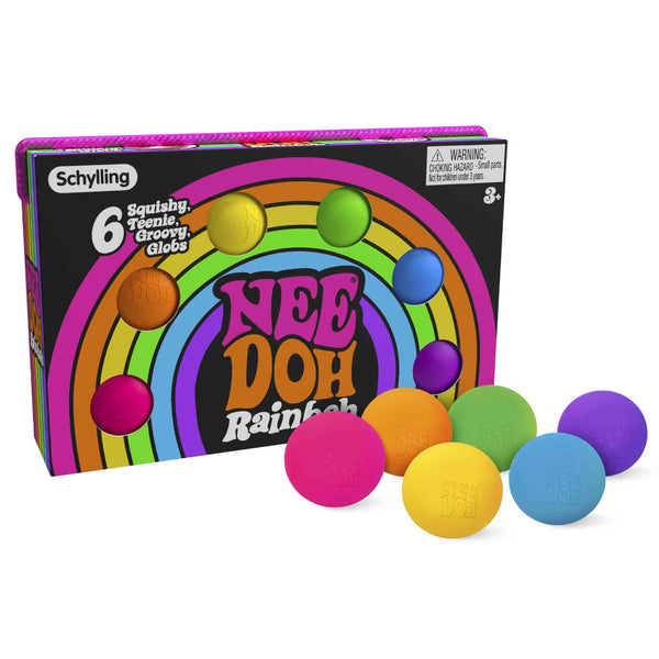Schylling NeeDoh Rainboh 6pk