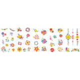 Avenir Nail Stickers & Tattoos Set - Flowers