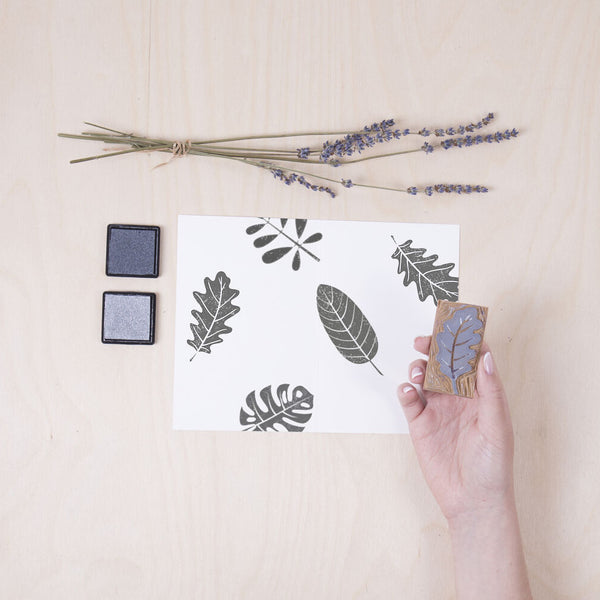 Kikkerland Crafters Carve Your Own Stamps DIY Block Printing Kit