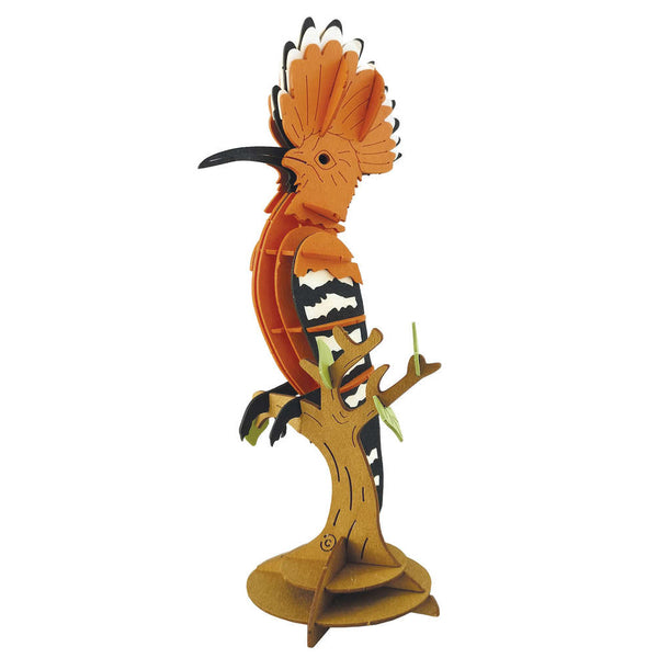 Fridolin 3D Animals Paper Model - Hoopoe Bird