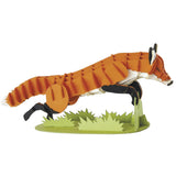 Fridolin 3D Animals Paper Model - Red Fox