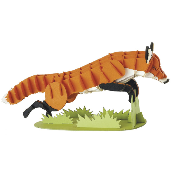 Fridolin 3D Animals Paper Model - Red Fox