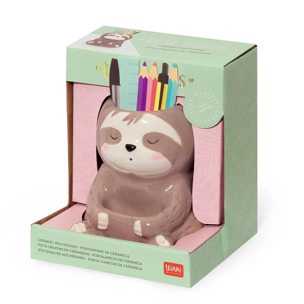 Legami Desk Friends Pencil Cup - Sloth