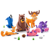 Hey Clay Make & Animate Clay Kit - Forest Animals