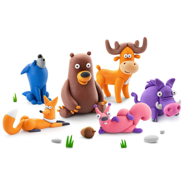 Hey Clay Make & Animate Clay Kit - Forest Animals