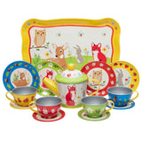 Schylling Forest Friends Tea Time 15pc Tin Playset