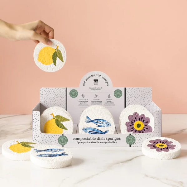 Now Designs Compostable Sponges - Market Day, Assorted