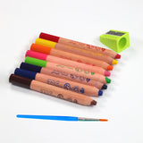 Bright Stripes iHeartArt Chubby Watercolour Pencils 8pk