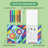 Tiger Tribe Colour Change Colouring Kit - Garden Friends