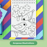 Tiger Tribe Colour Change Colouring Kit - Garden Friends