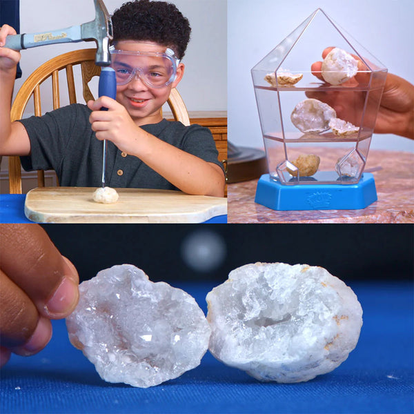Thames & Kosmos Wow in the World: Break-Open Crystal Geodes