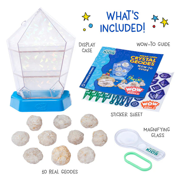Thames & Kosmos Wow in the World: Break-Open Crystal Geodes