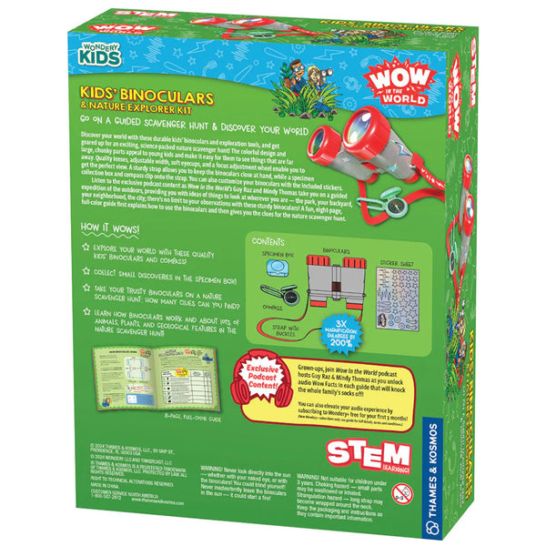 Thames & Kosmos Wow in the World: Kids' Binoculars & Nature Explorer Kit