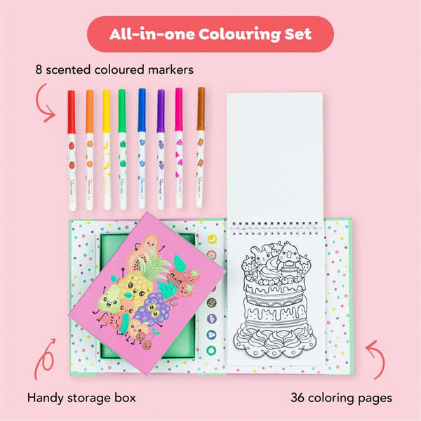 Tiger Tribe Scented Markers Colouring Set - Fruity Cutie