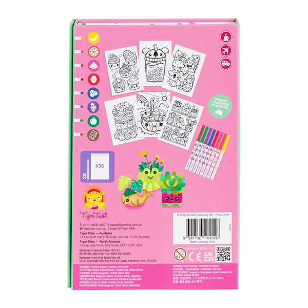 Tiger Tribe Scented Markers Colouring Set - Fruity Cutie
