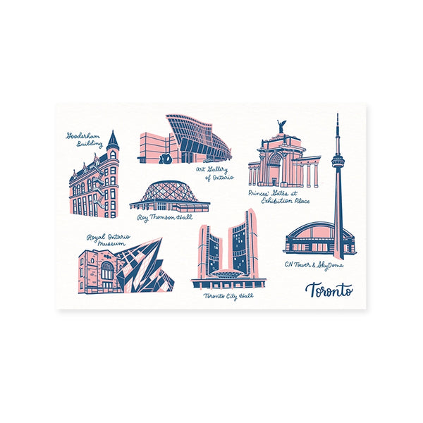 Gotamago Toronto Landmarks Postcard