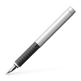 Faber-Castell Essentio Fountain Pen, Matte Silver, Medium