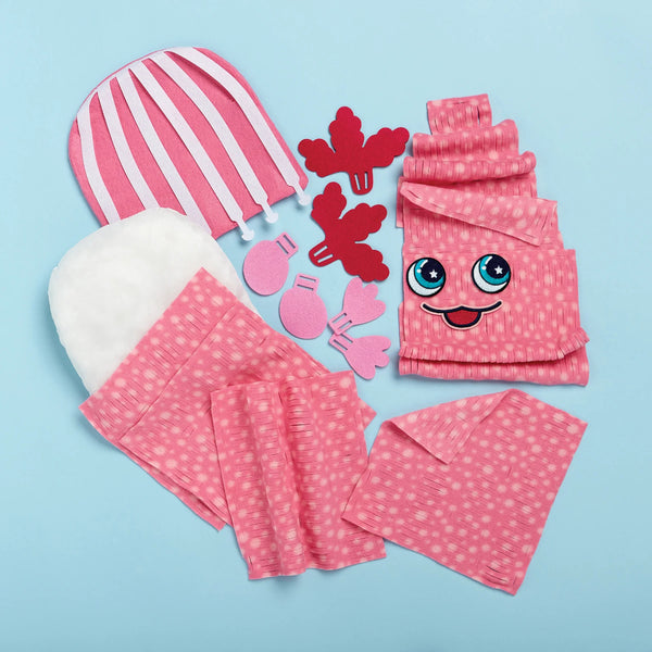Bright Stripes Magic Scrunch Pillow Kit - Axolotl