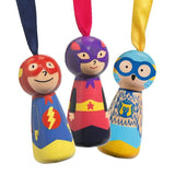 Djeco Wooden Parachutists Toys - Flying Heroes, Assorted
