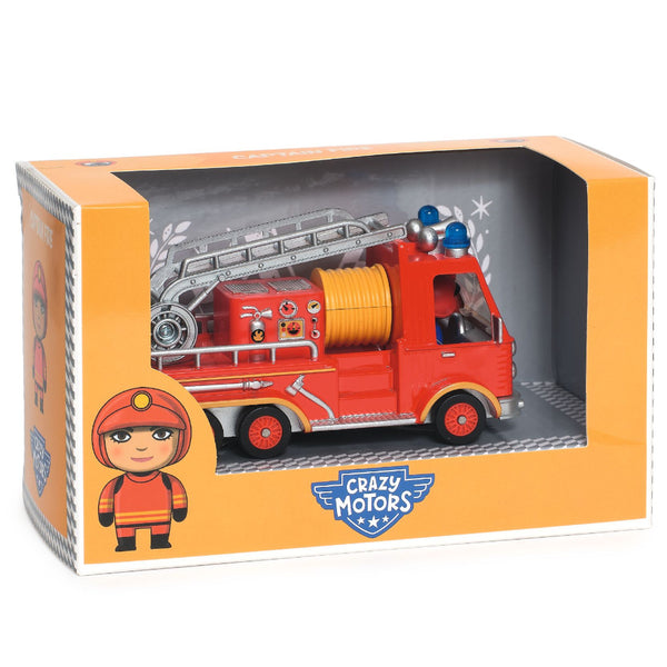 Djeco Crazy Motors Toy Car - Captain Fire Truck
