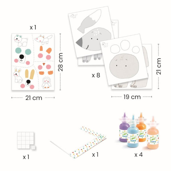 Djeco Finger Painting Kit