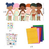 Djeco Collages Kit - Soft Dress-Up