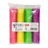 Demco Modelling Clay 4 Colour Assortment - Neon Colours