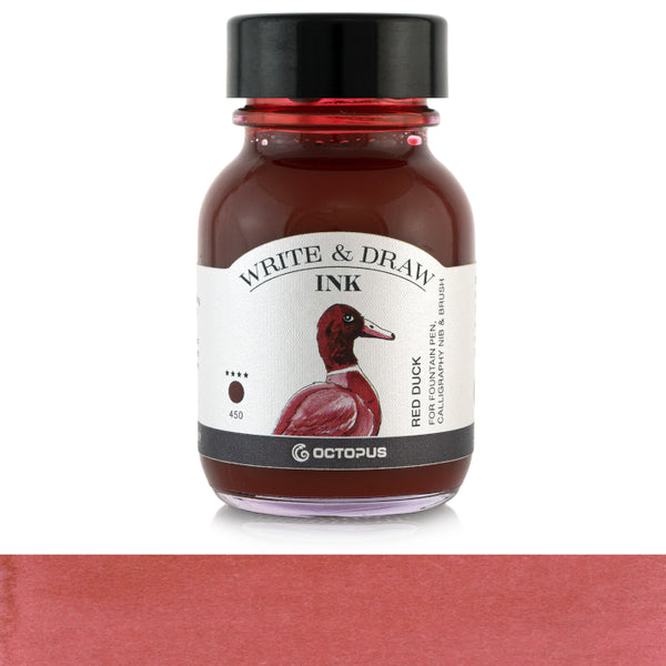 Octopus Fluids Write & Draw Inks RED DUCK