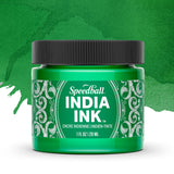 Speedball India Inks 1oz BRIGHT EMERALD