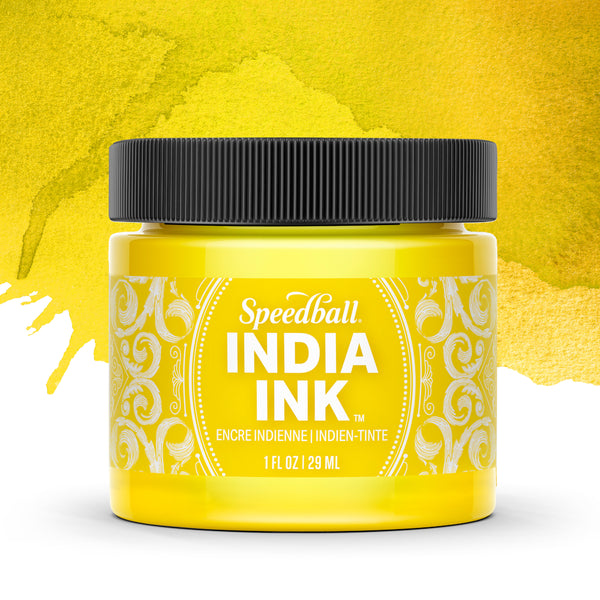 Speedball India Inks 1oz CANARY YELLOW