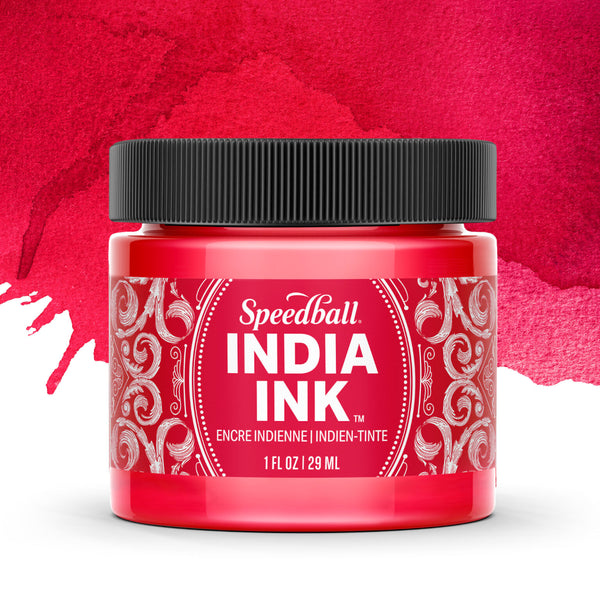 Speedball India Inks 1oz RUBY