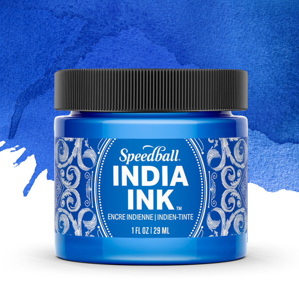 Speedball India Inks 1oz SAPPHIRE