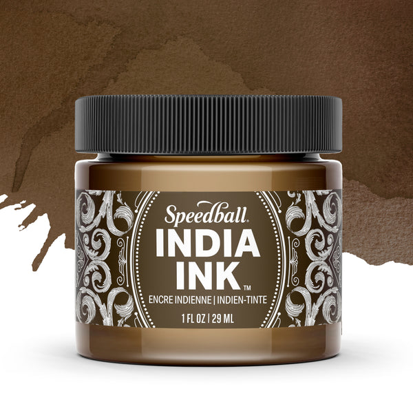 Speedball India Inks 1oz SEPIA