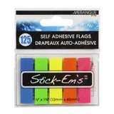 Merangue Stick Em's Neon Page Flags 125pk