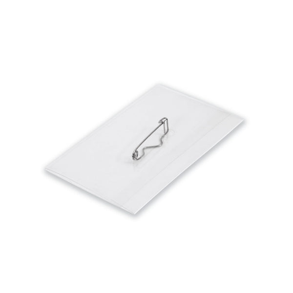 Merangue ID Badge Holders with Pins 10pk