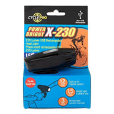 CyclePro Power Bright X-230 Rechargeable Bike Head Light
