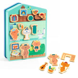 Djeco Inzebox Magnetic Playset - InZeHouse