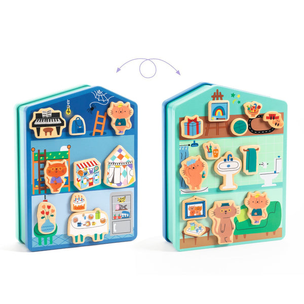 Djeco Inzebox Magnetic Playset - InZeHouse