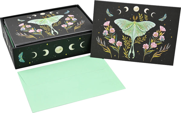 Peter Pauper Press Notecards 14pk - Luna Moth