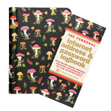 Peter Pauper Press Internet Address & Password Logbook - Mushrooms