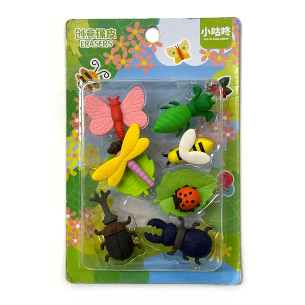 JS Blue Ridge Eraser Set - Bugs
