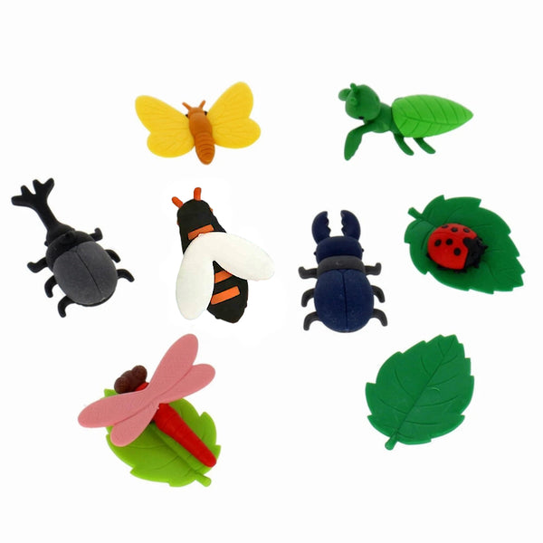 JS Blue Ridge Eraser Set - Bugs