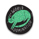 Badger & Burke Vinyl Sticker - World Domination Cat