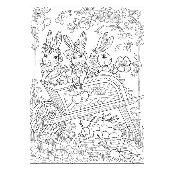 Creative Haven Colouring Book - Boho Bunnies