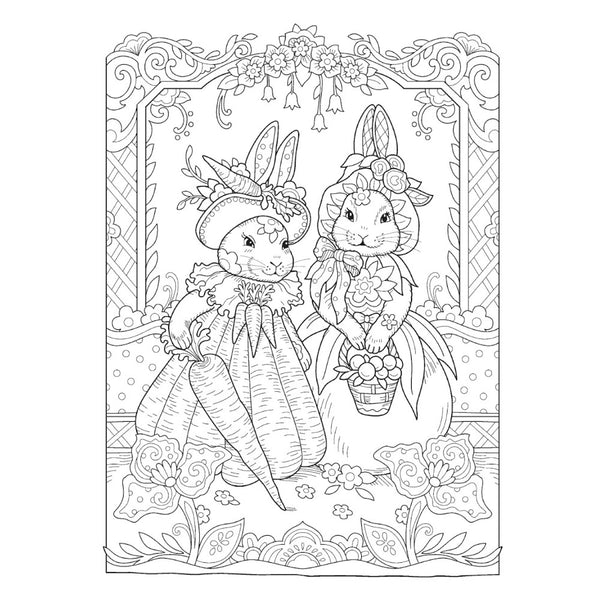 Creative Haven Colouring Book - Boho Bunnies