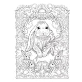 Creative Haven Colouring Book - Boho Bunnies