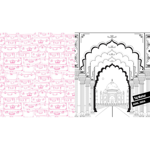 Wonders of the World Colouring Book