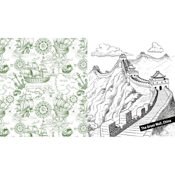 Wonders of the World Colouring Book