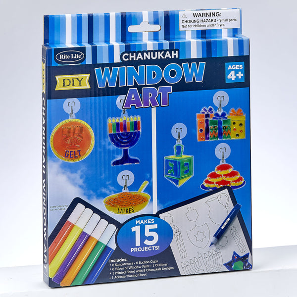 Rite Lite DIY Chanukah Window Art Craft Kit