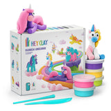 Hey Clay Make & Animate Clay Kit - Rainbow Unicorns